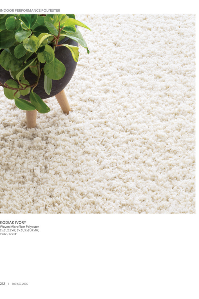 Kodiak Woven Microfiber Rug | Dash & Albert