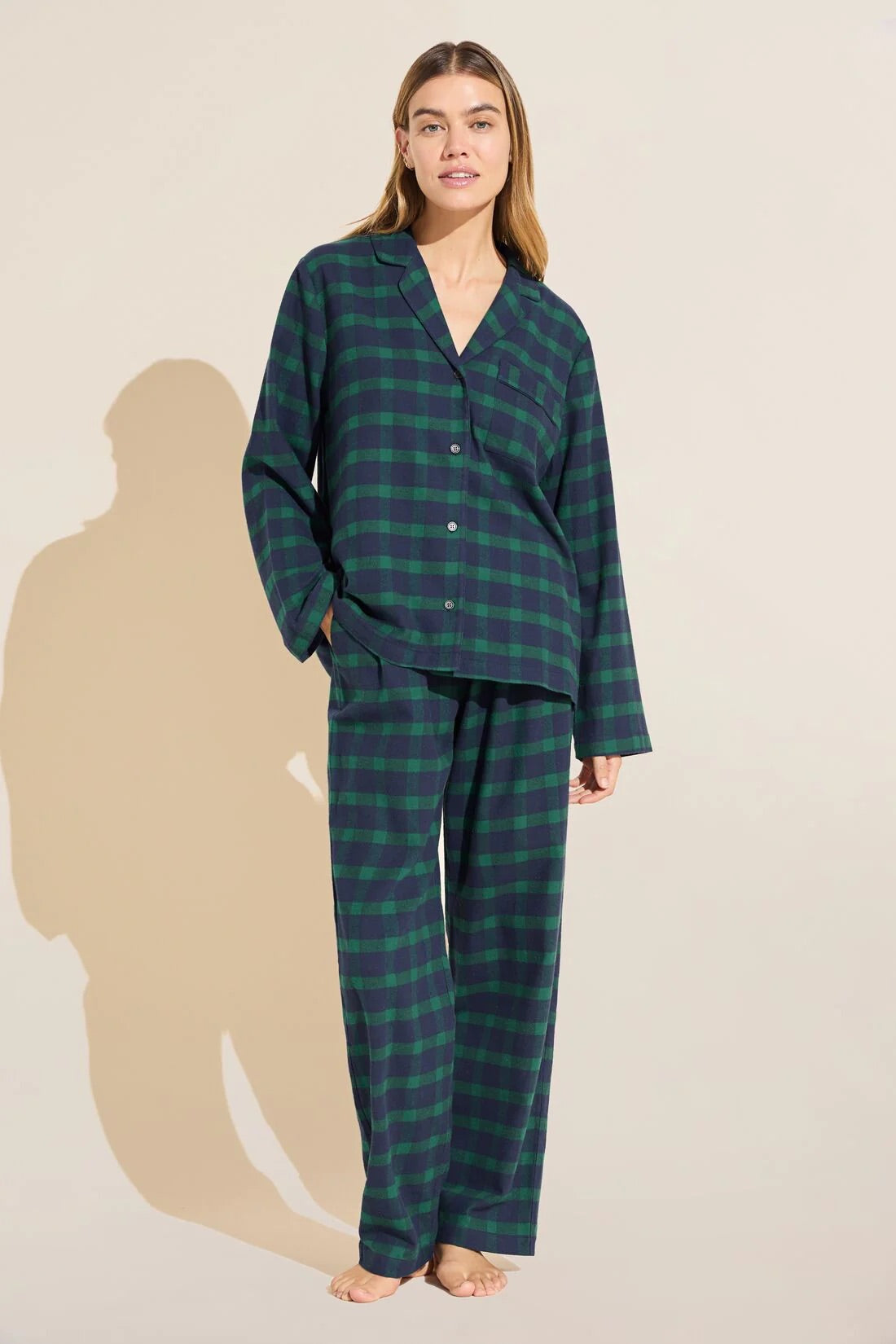 Flannel Long PJ Set | Eberjey