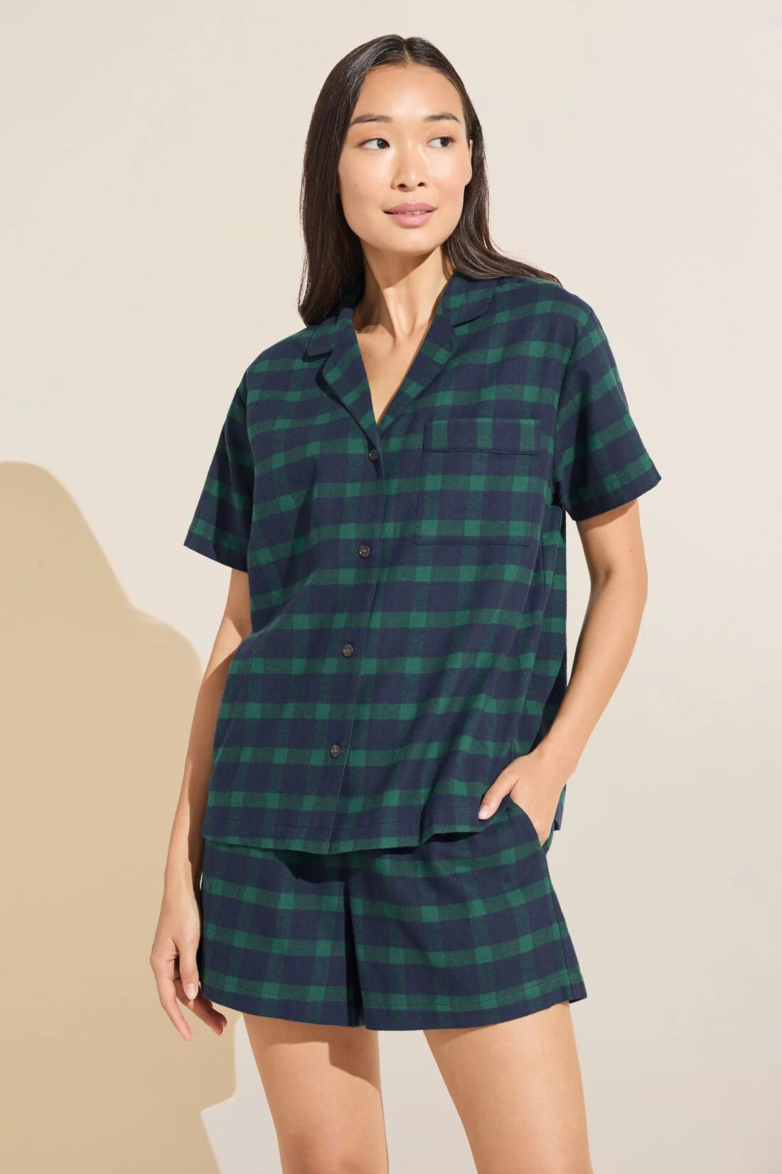 Flannel Short PJ Set | Eberjey