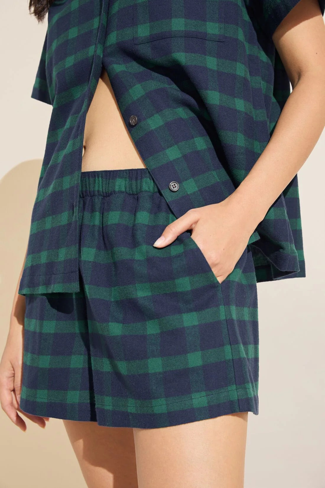 Flannel Short PJ Set | Eberjey