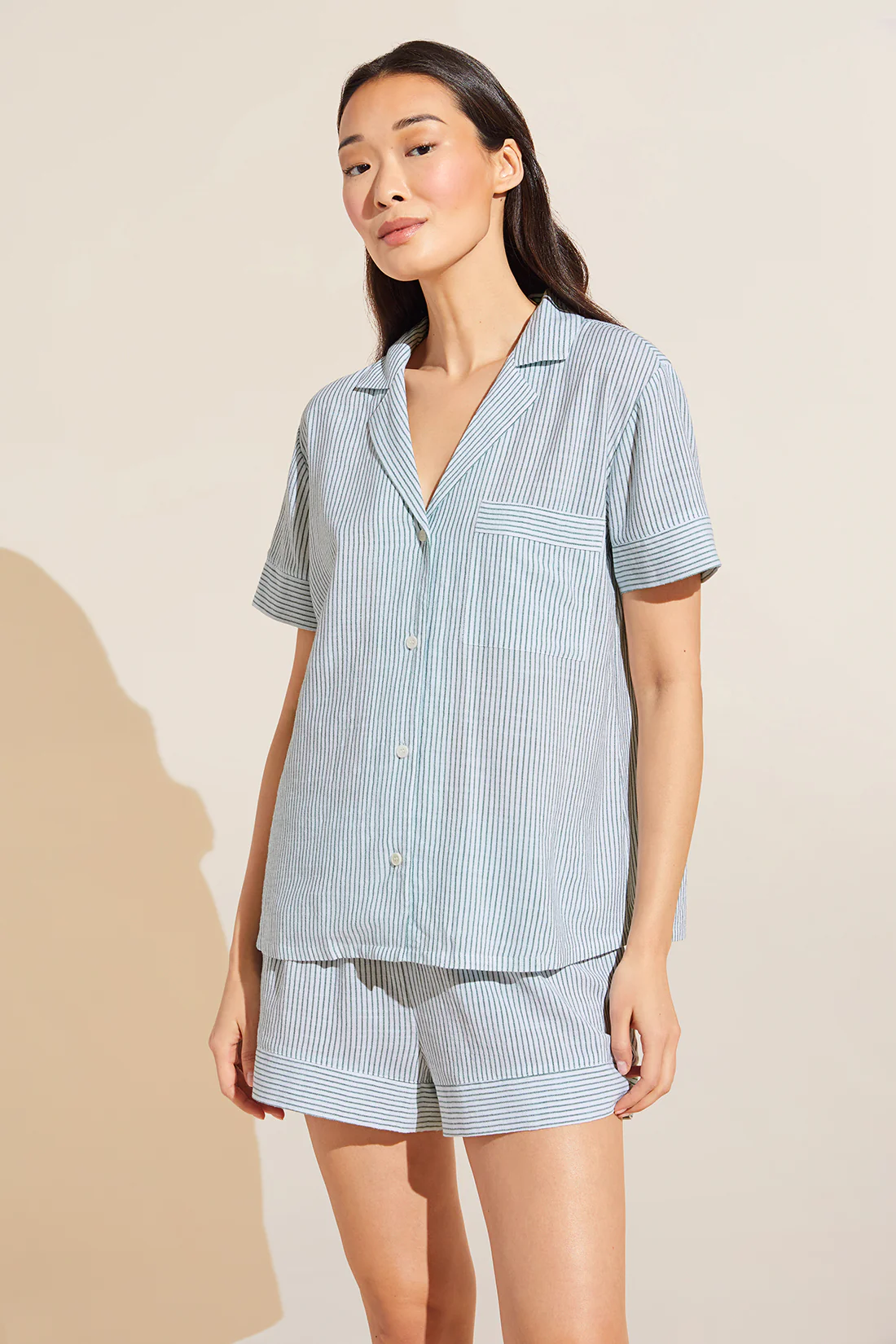 Nautico Shortie Short PJ Set | Eberjey