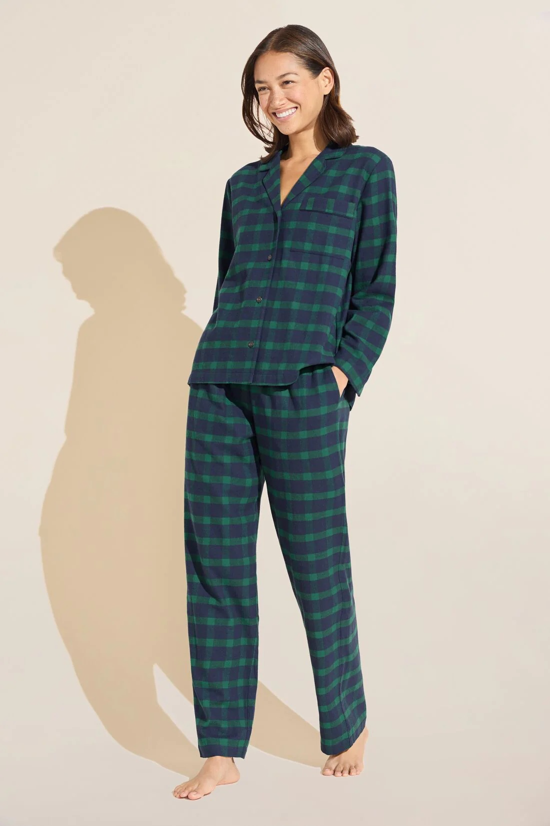 Flannel Long PJ Set | Eberjey