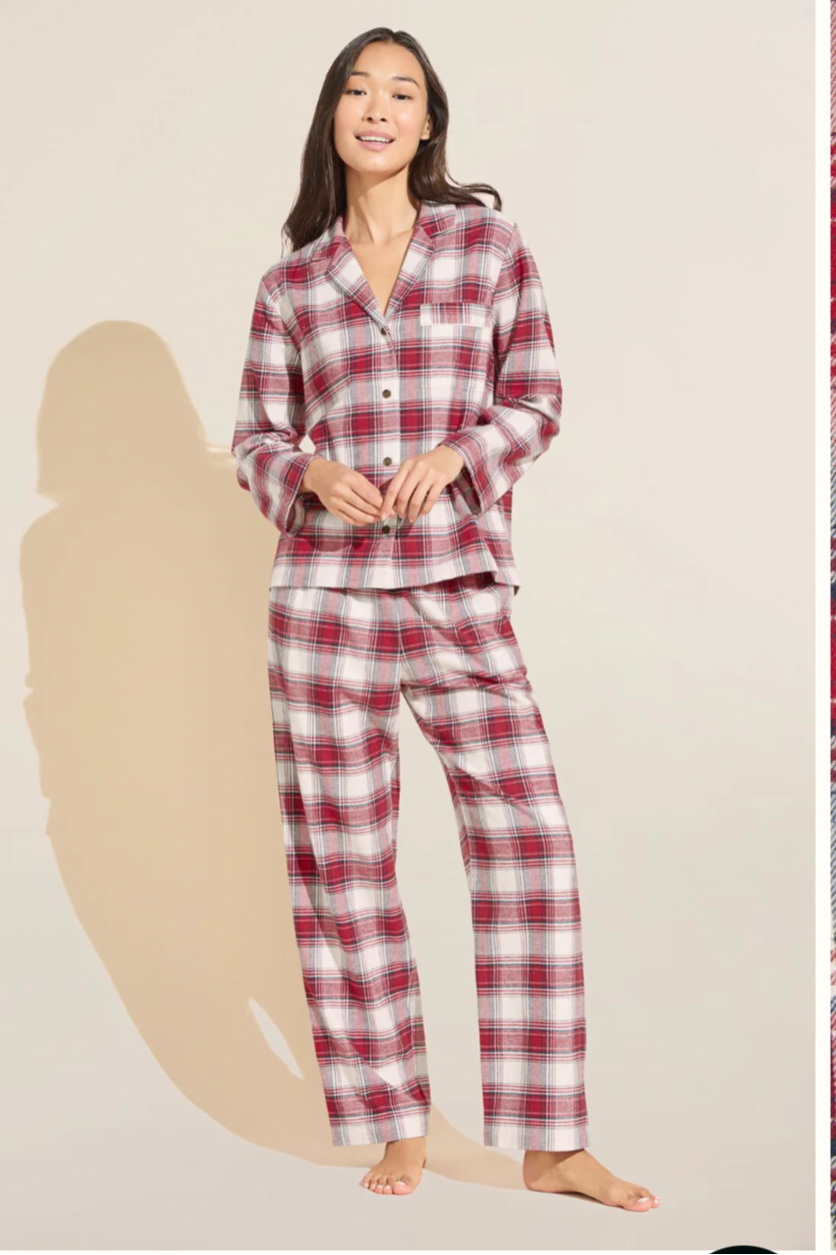 Flannel Long PJ Set | Eberjey