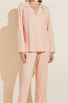 Eberjey Gisele Long PJ Set — Geo Tile