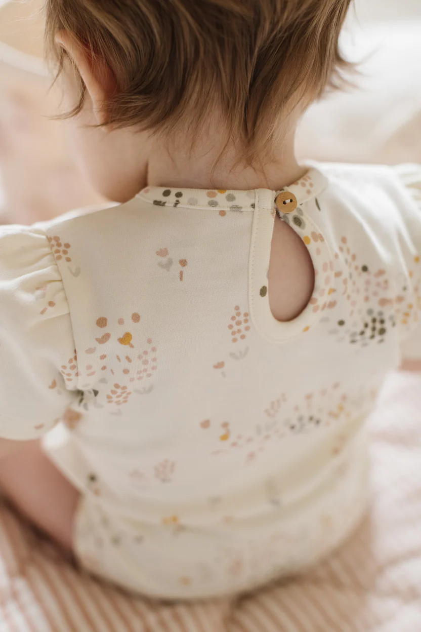 Short Sleeve Puff One-Piece | Pehr