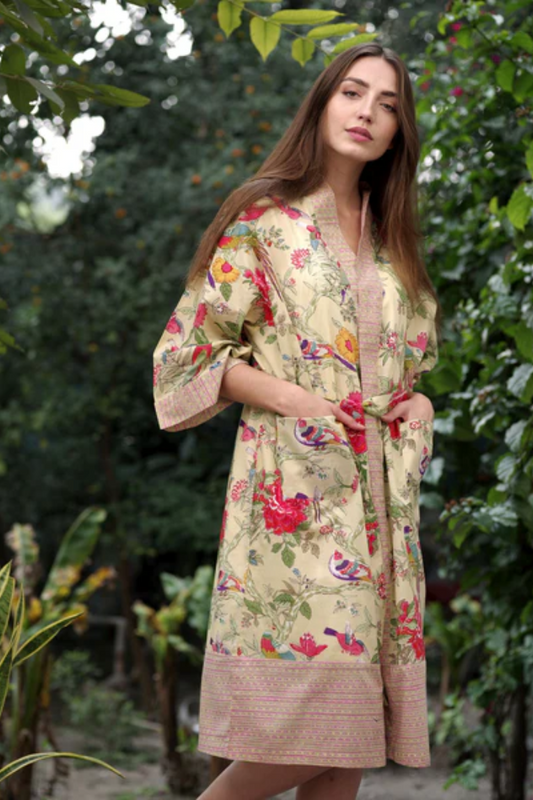 Bird Lime Kimono