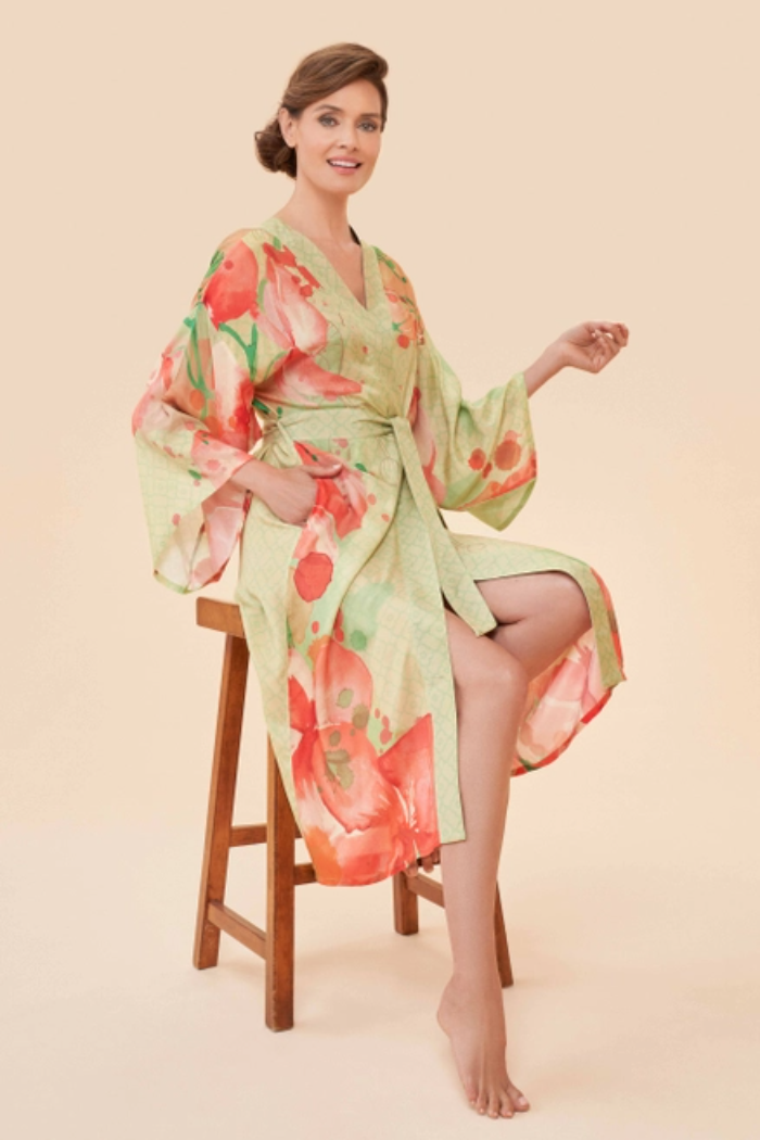 Long Kimono Gown