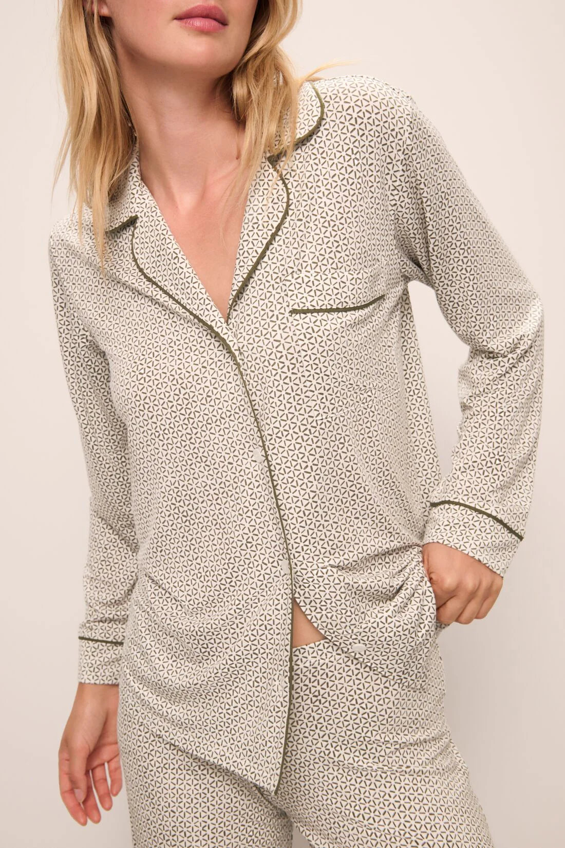 Gisele Printed TENCEL™ Modal Long PJ Set | Eberjey