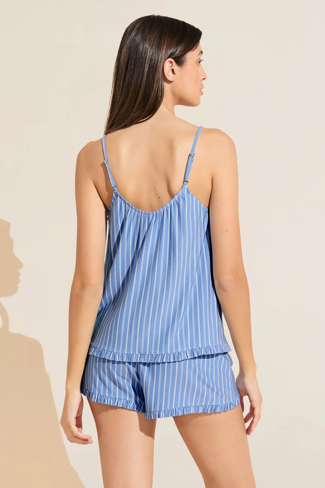 Gisele TENCEL™ Printed Modal Ruffle Cami & Shortie Short Set | Eberjey