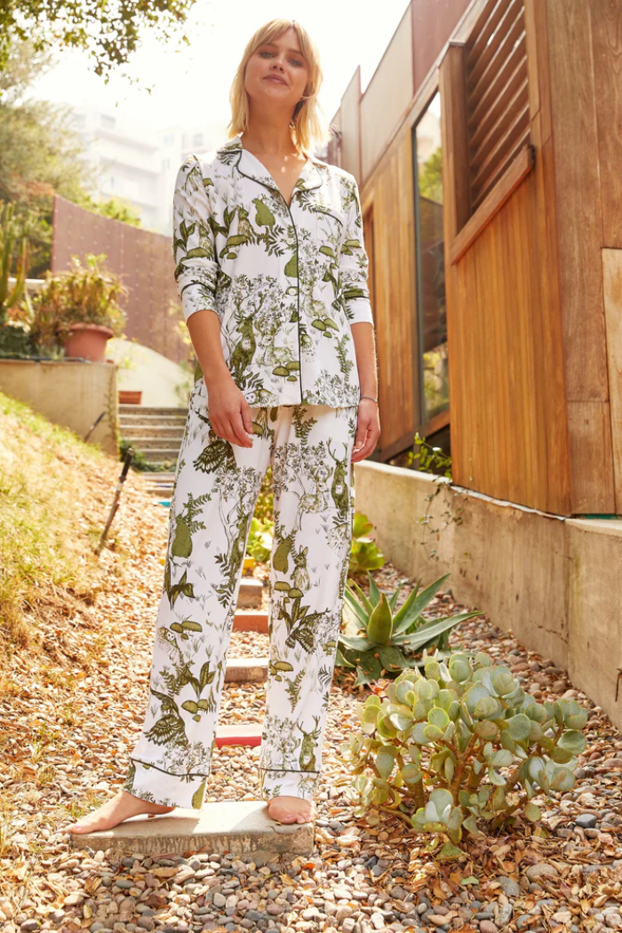 Woodside Pima Knit Pajama | The Cat's Pajamas
