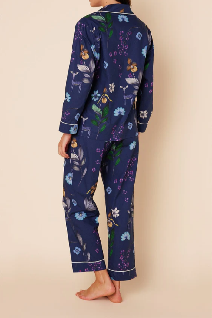 Deerly Luxe Pima Pajama Set | The Cat's Pajamas