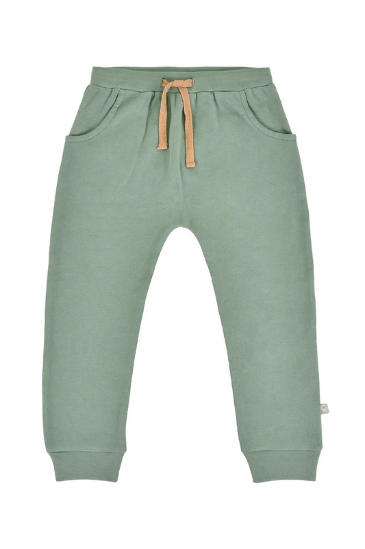 Organic Cotton Cuffed Baby Pants | Finn + Emma