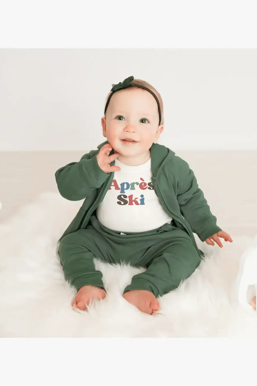Organic Cotton Cuffed Baby Pants | Finn + Emma