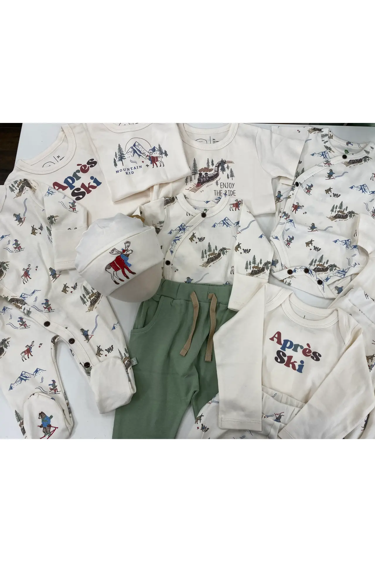 Organic Cotton Cuffed Baby Pants | Finn + Emma