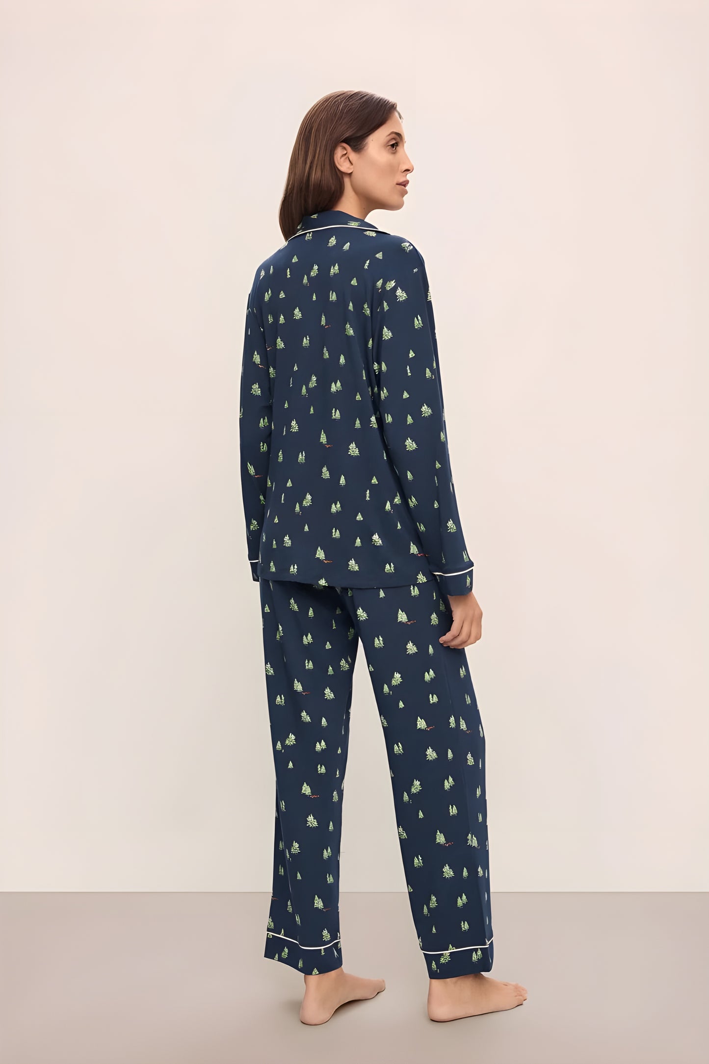 Gisele Printed TENCEL™ Modal Long PJ Set | Eberjey
