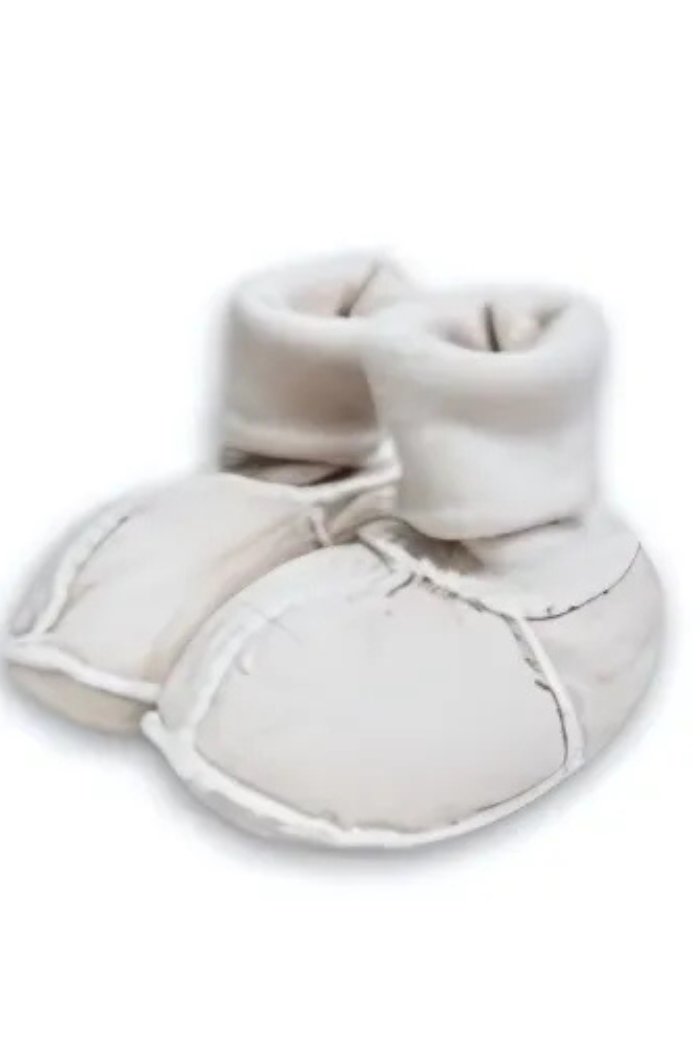 Cozy Sheepskin Baby Booties | Finn + Emma