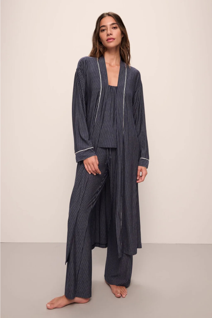 Gisele Printed TENCEL™ Modal Long Robe | Eberjey