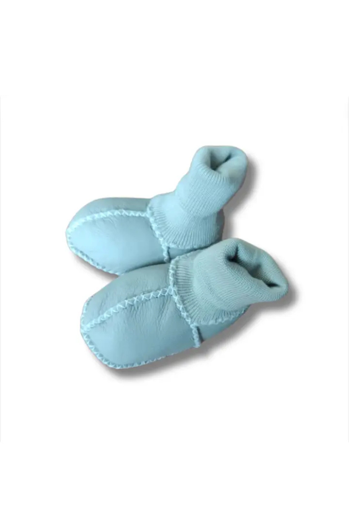 Cozy Sheepskin Baby Booties | Finn + Emma