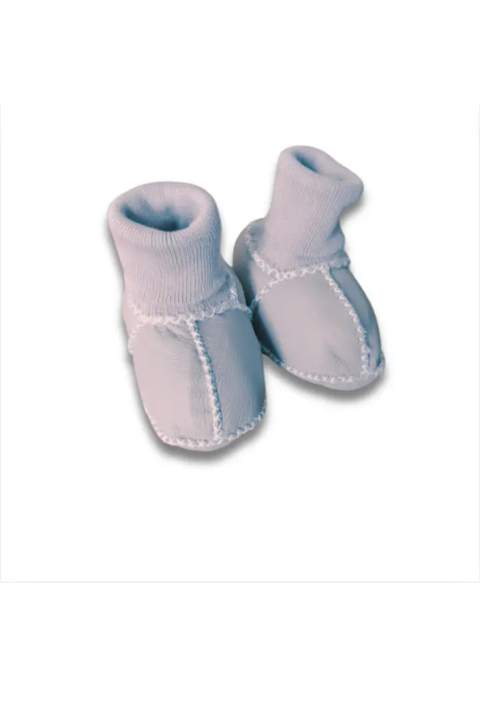 Cozy Sheepskin Baby Booties | Finn + Emma