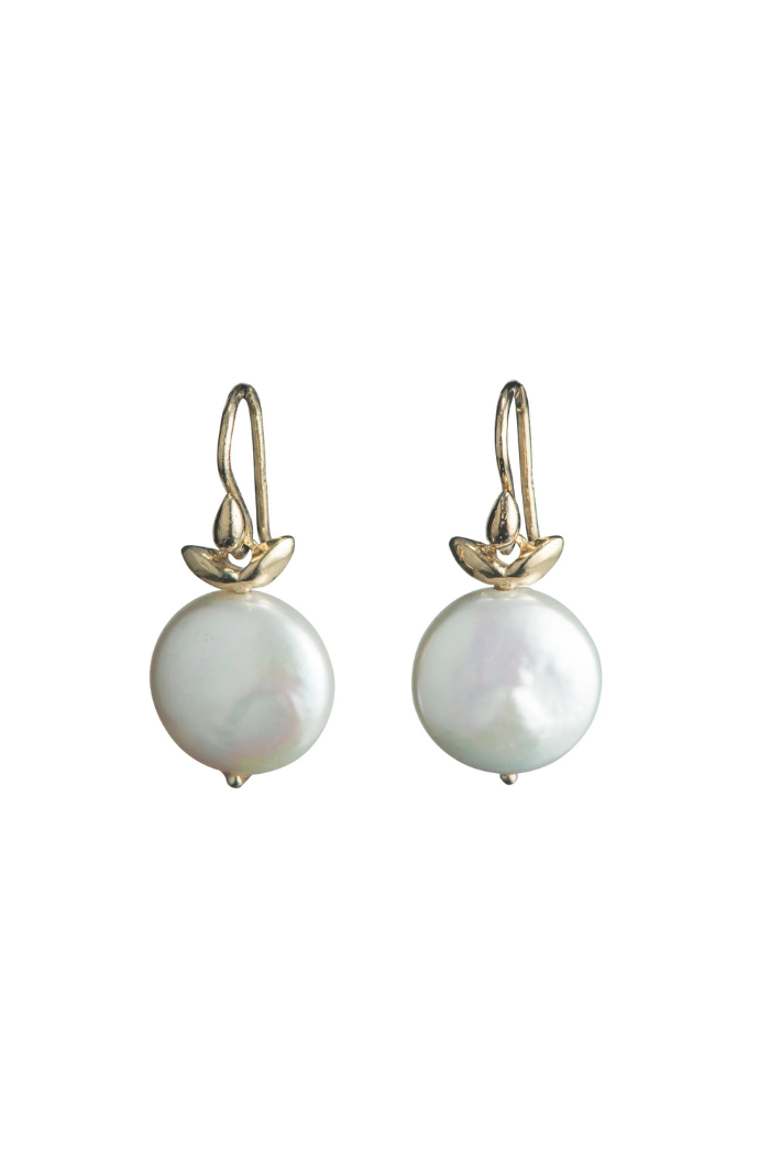 Gabrielle Sanchez Med M & M Pink Pearl 14k Single Seed earwire