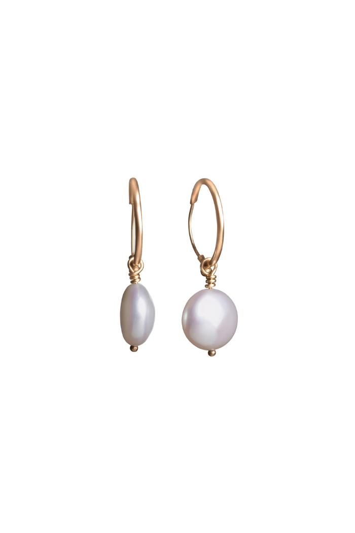 Gabriel Sanchez Lusterous Mini White M+M Freshwater Pearls 14k Single Seed