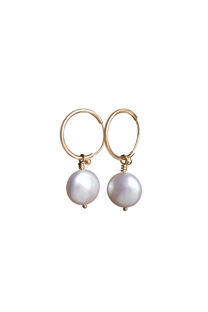 Gabriel Sanchez Lusterous Mini White M+M Freshwater Pearls 14k Single Seed