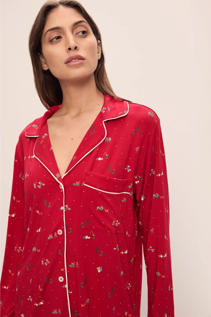 Gisele Printed TENCEL™ Modal Long PJ Set | Eberjey