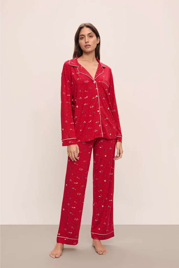 Gisele Printed TENCEL™ Modal Long PJ Set | Eberjey