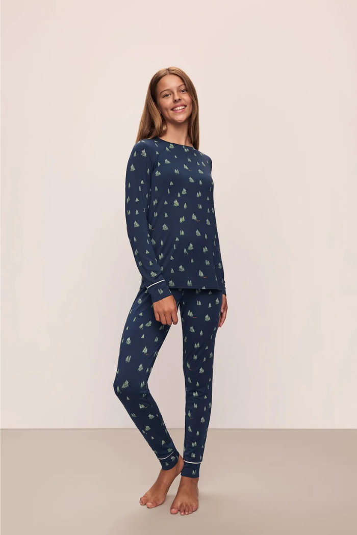 Eberjey Gisele Crew Neck Pajama Set | TENCEL™ Modal Sleepwear
