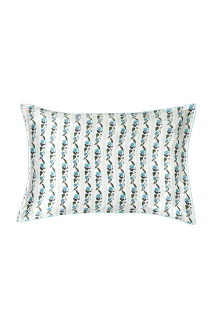 Jessica Russell Flint | Silk Pillowcase / "Rosewood Stripe"