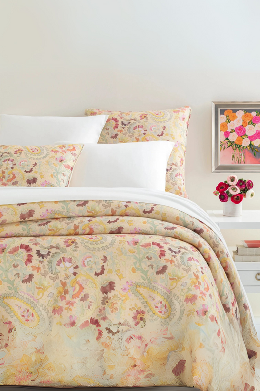 Ines Linen Duvet Cover | Annie Selke