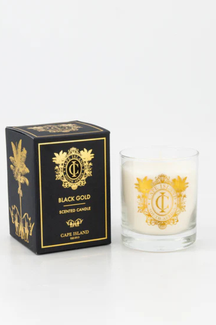 Black Gold Scented Candle | Bealuscious
