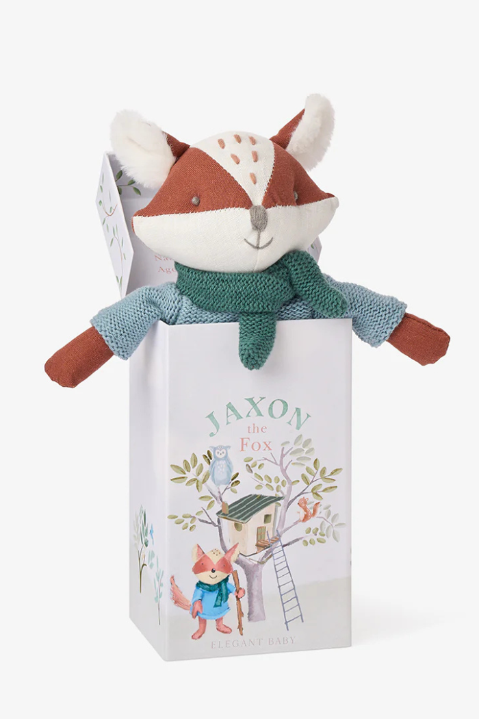 Boxed Snuggler Plushy | Elegant Baby