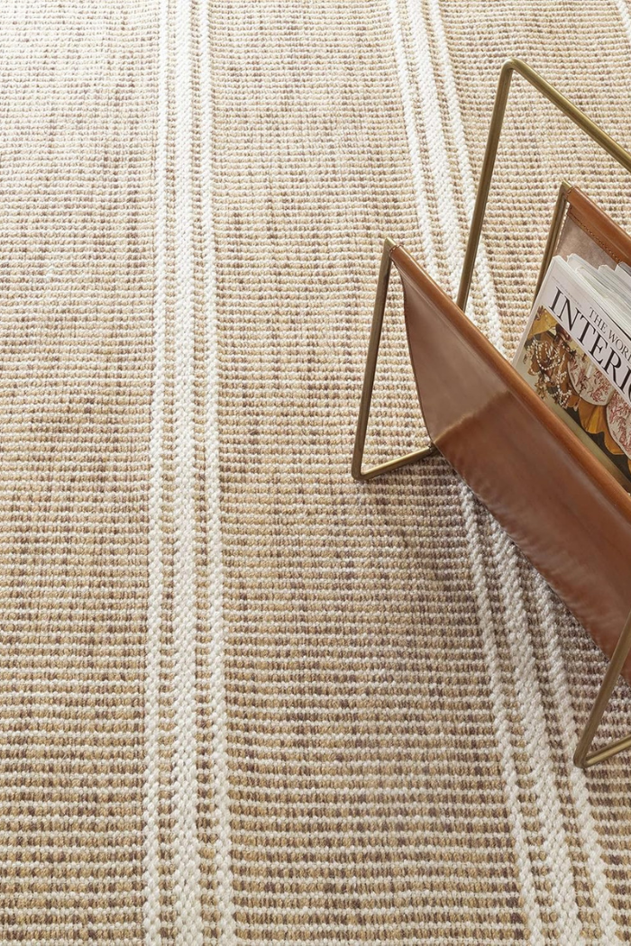 Malta Natural Woven Wool Rug - 2x3