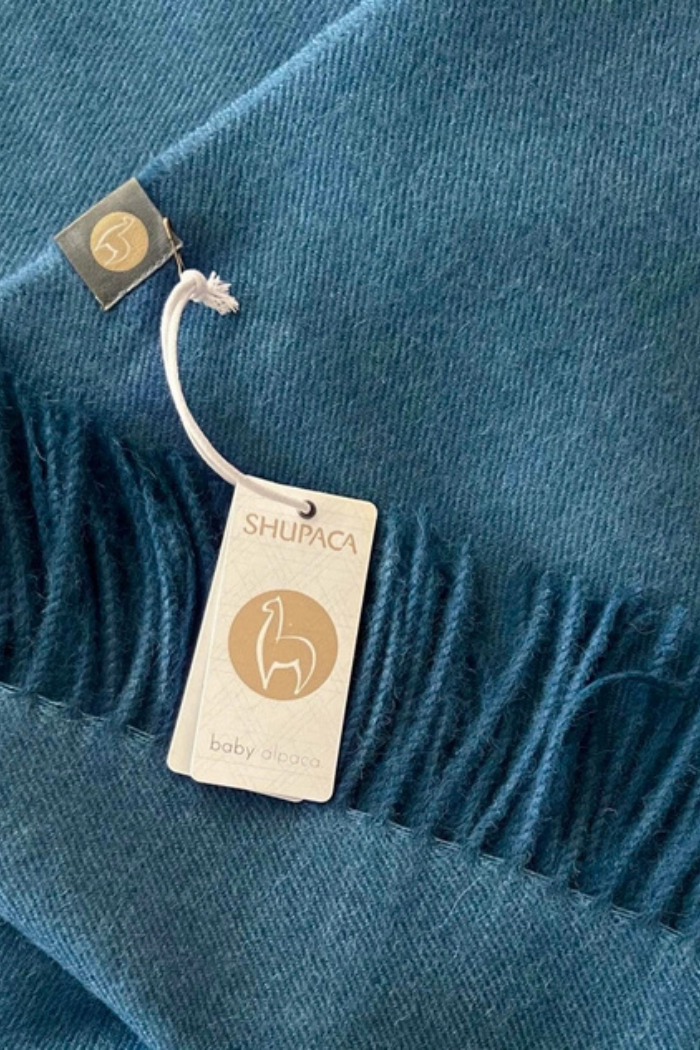 100% Baby Alpaca Throw | Shupaca Alpaca