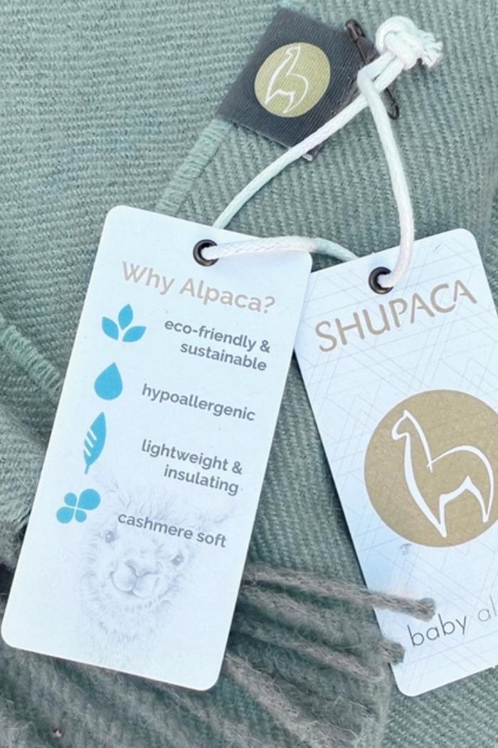 100% Baby Alpaca Throw | Shupaca Alpaca
