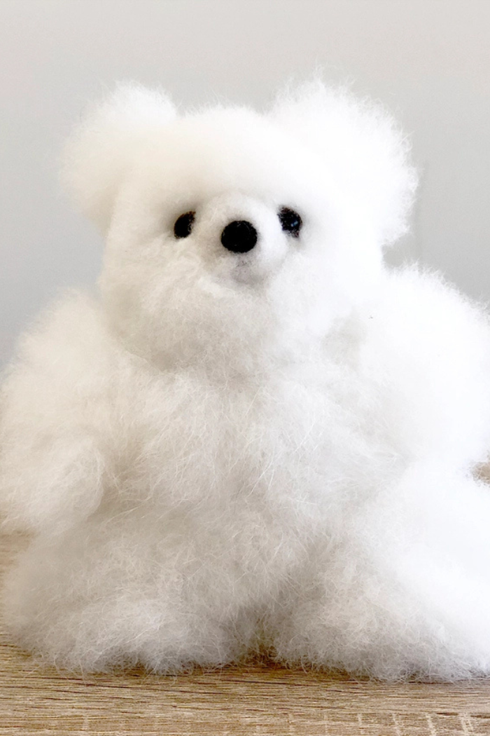 7" Micro Alpaca Stuffed Animal - Bear