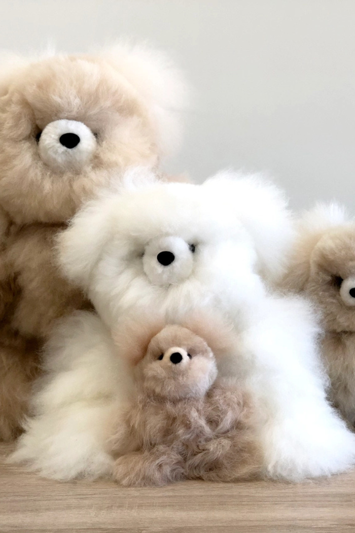 7" Micro Alpaca Stuffed Animal - Bear
