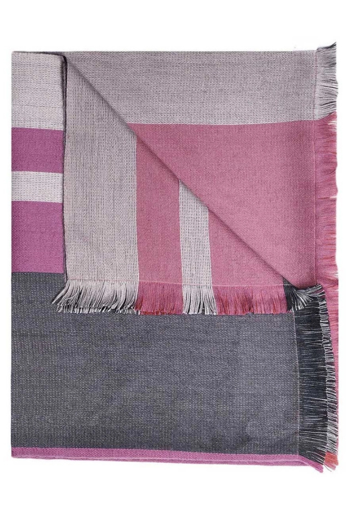 100% Baby Alpaca Throw — Sangria
