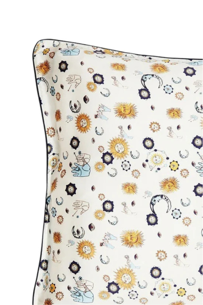 luxury Silk pillowcase / "Kiss the Sky"