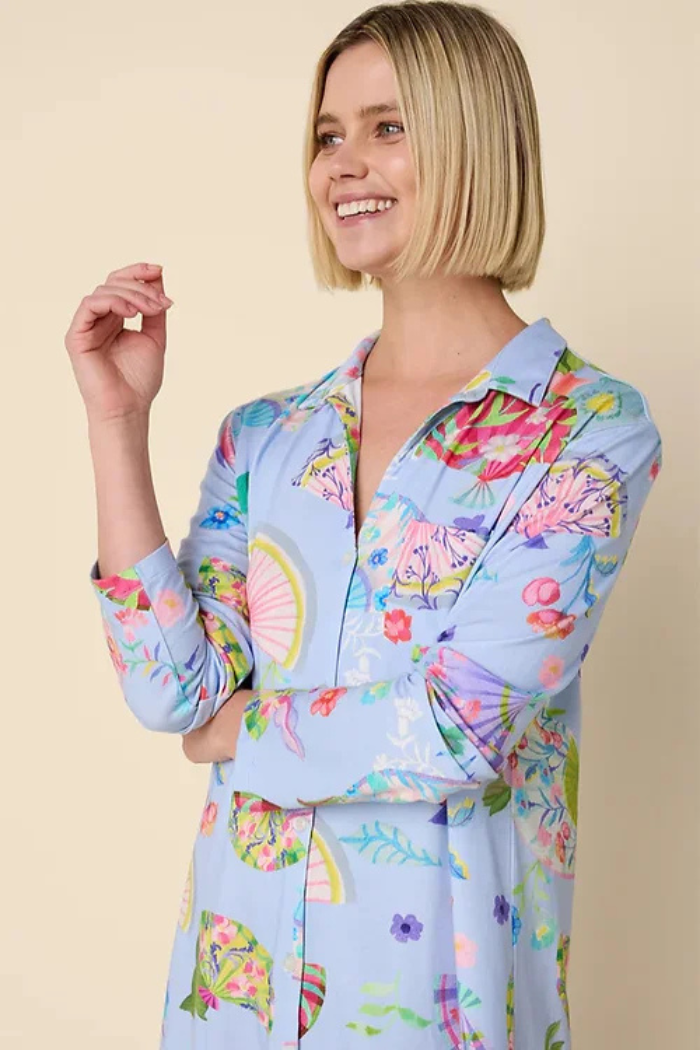 Fans Pima Knit Night Shirt | The Cat's Pajamas