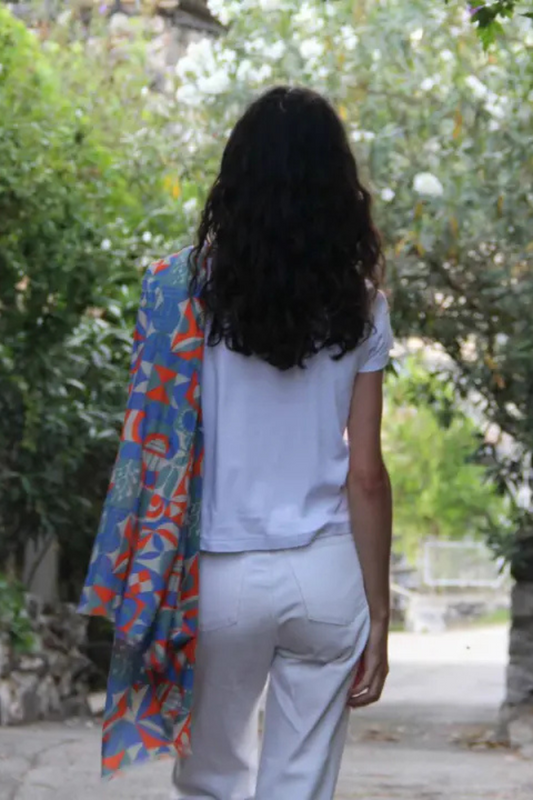 Organic Cotton Scarf Bergen Orange