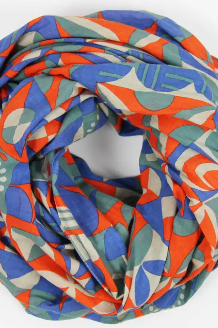 Organic Cotton Scarf Bergen Orange
