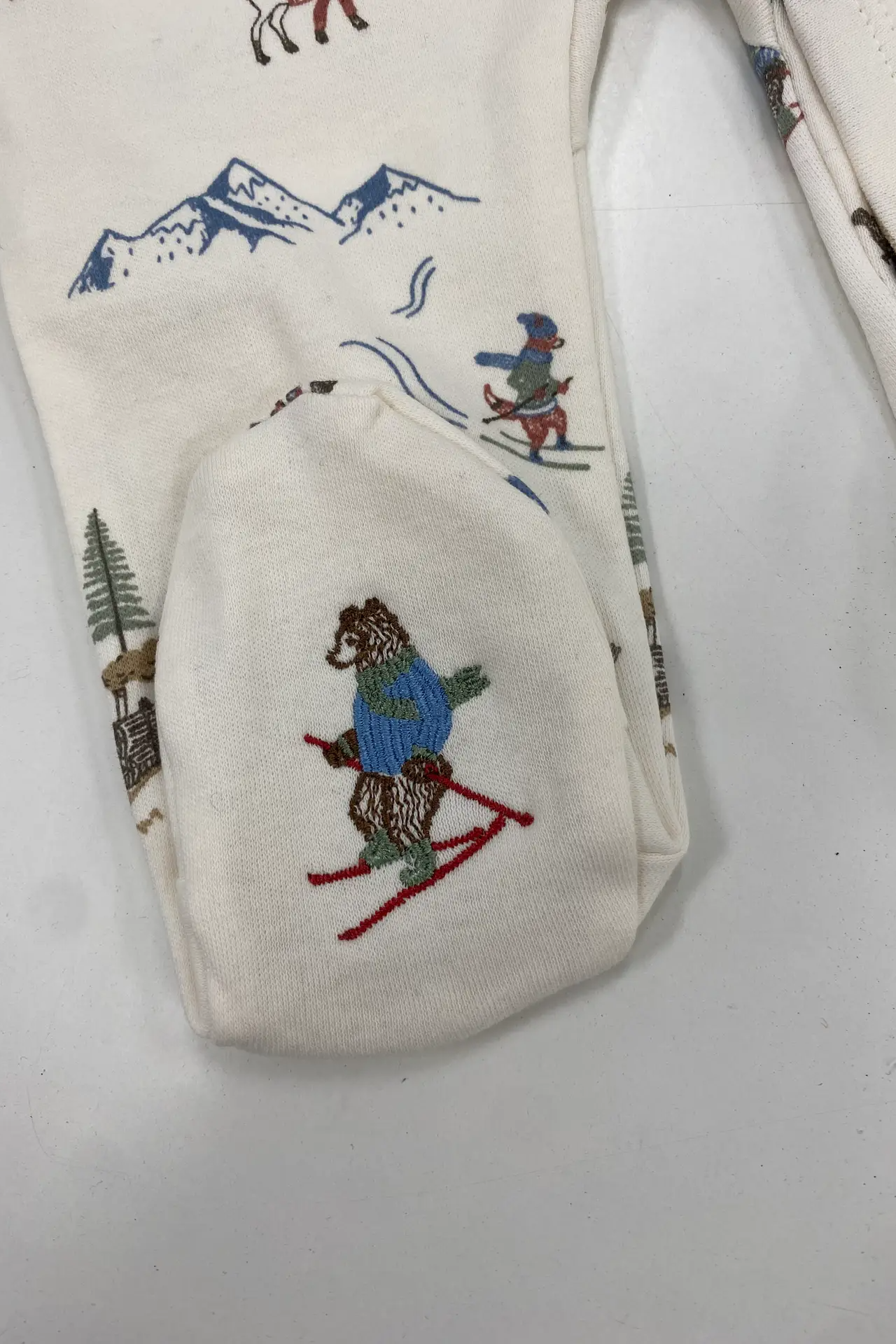 Organic Cotton Footie | Mountain Express Unisex Baby