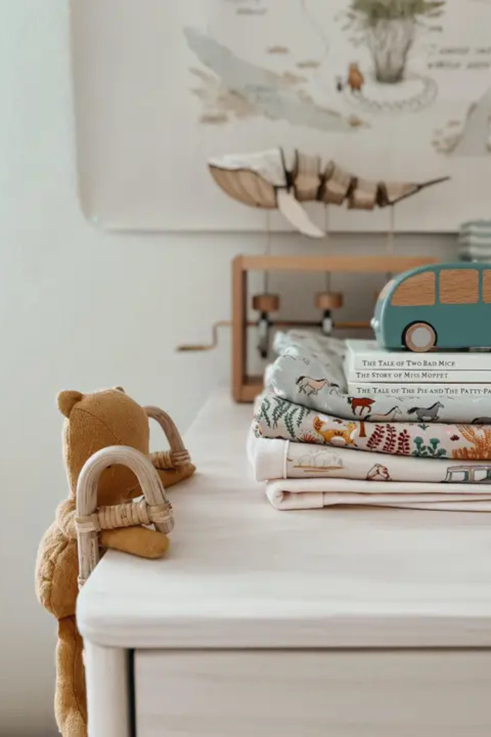 Bamboo Blend Baby Blanket — Canyon back