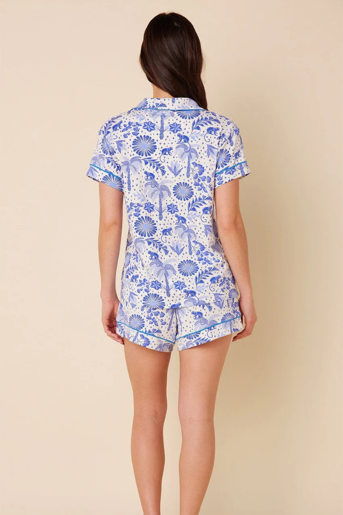 Palmera Pima Knit Short Pajama Set | The Cat's Pajamas