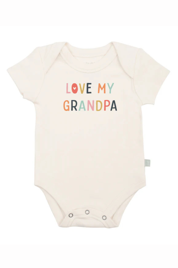 Organic Cotton, baby graphic bodysuit | love grandpa