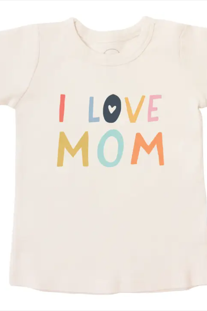I LOVE MOM Organic Cotton Onesie