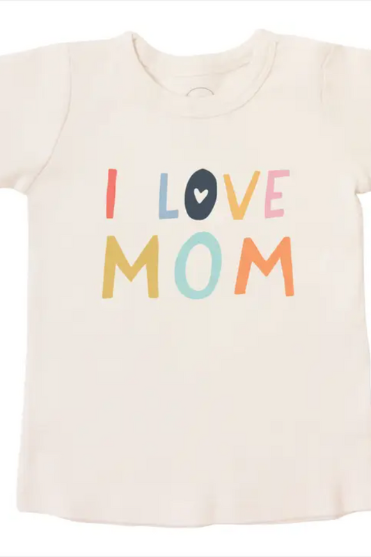I LOVE MOM Organic Cotton Onesie