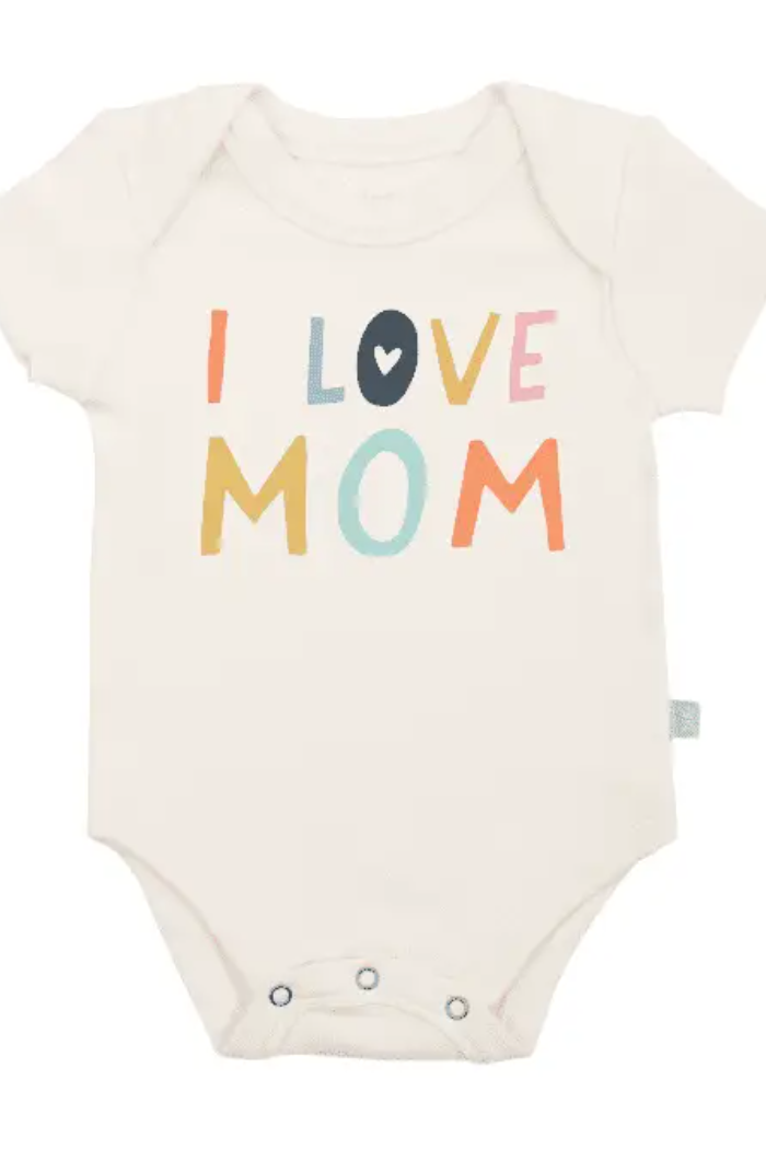 I LOVE MOM Organic Cotton Onesie